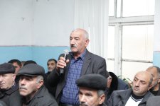 Xaçmazın Yergüc kəndində növbəti səyyar qəbul keçirilib (FOTO)