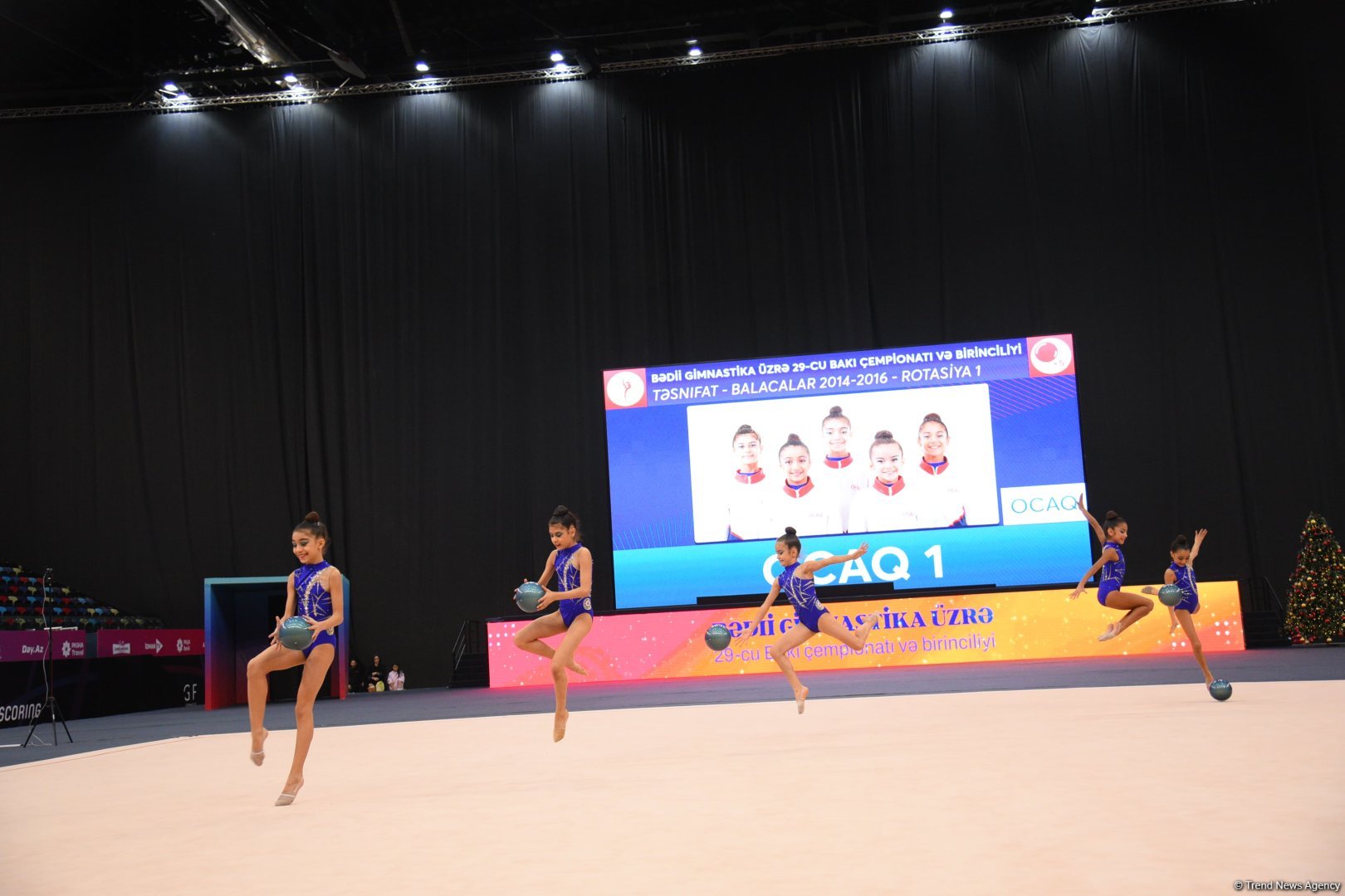 Bədii Gimnastika üzrə 29-cu Bakı çempionatı ve birinciliyi davam edir (FOTO)