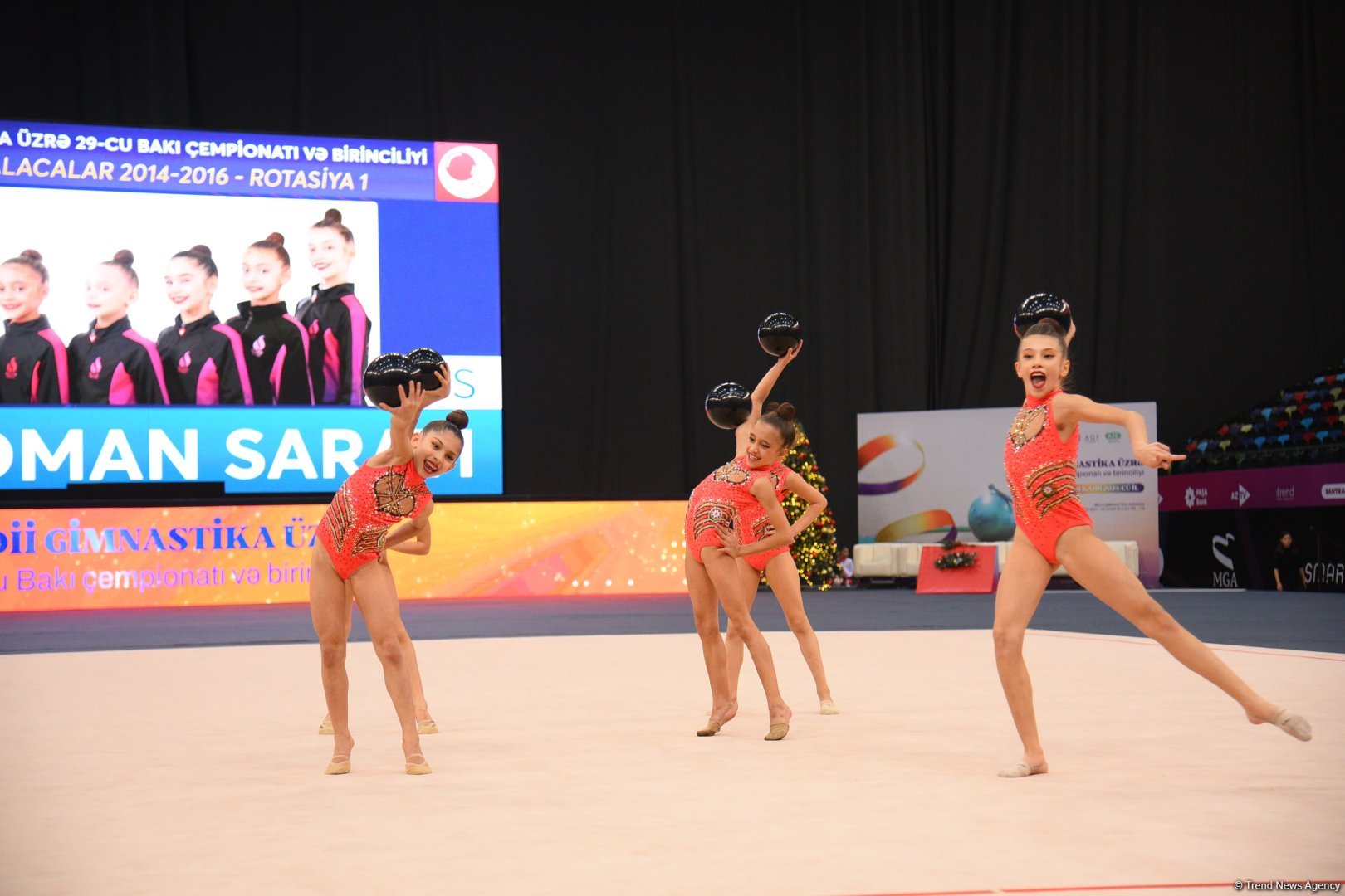 Bədii Gimnastika üzrə 29-cu Bakı çempionatı ve birinciliyi davam edir (FOTO)