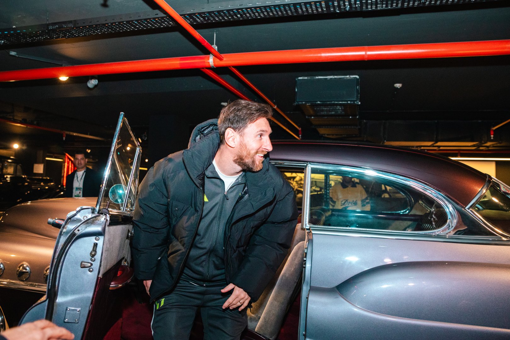 Messi və komanda yoldaşları Heydər Əliyev Mərkəzində! (FOTO)