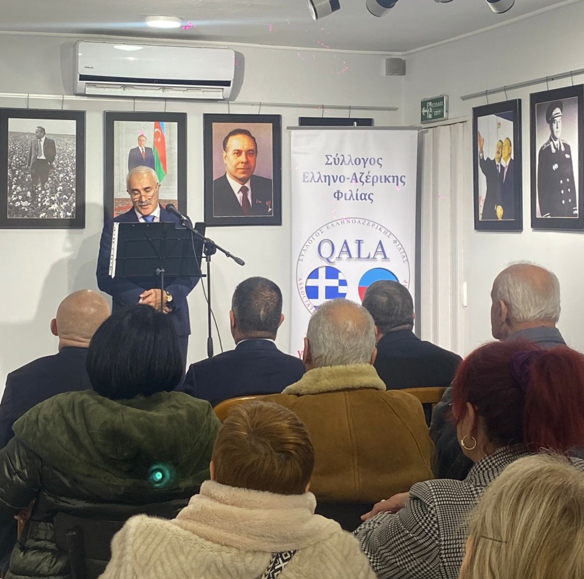 Salonikidə Ulu Öndər Heydər Əliyevin xatirəsi anılıb (FOTO)