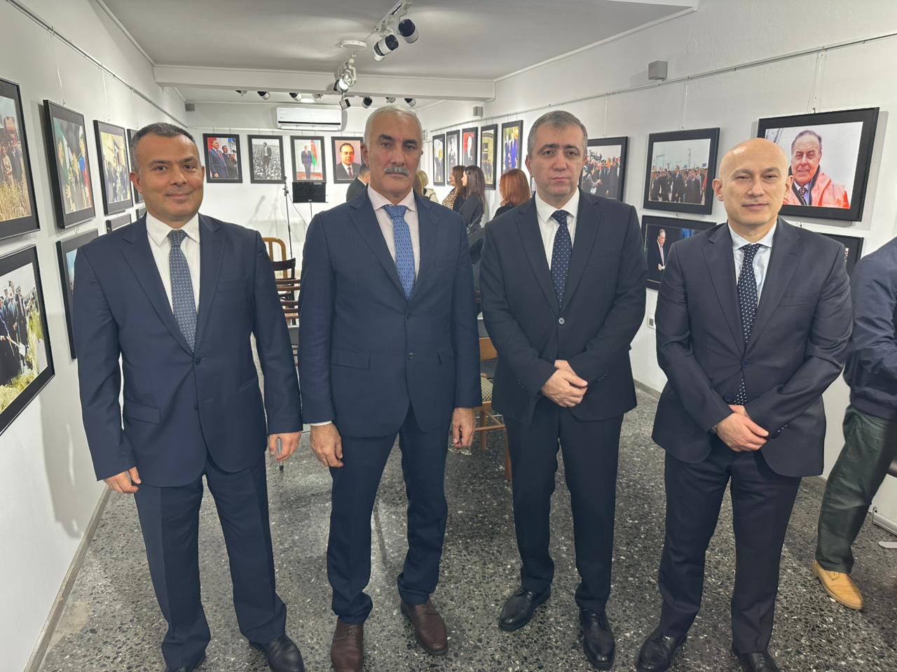 Salonikidə Ulu Öndər Heydər Əliyevin xatirəsi anılıb (FOTO)