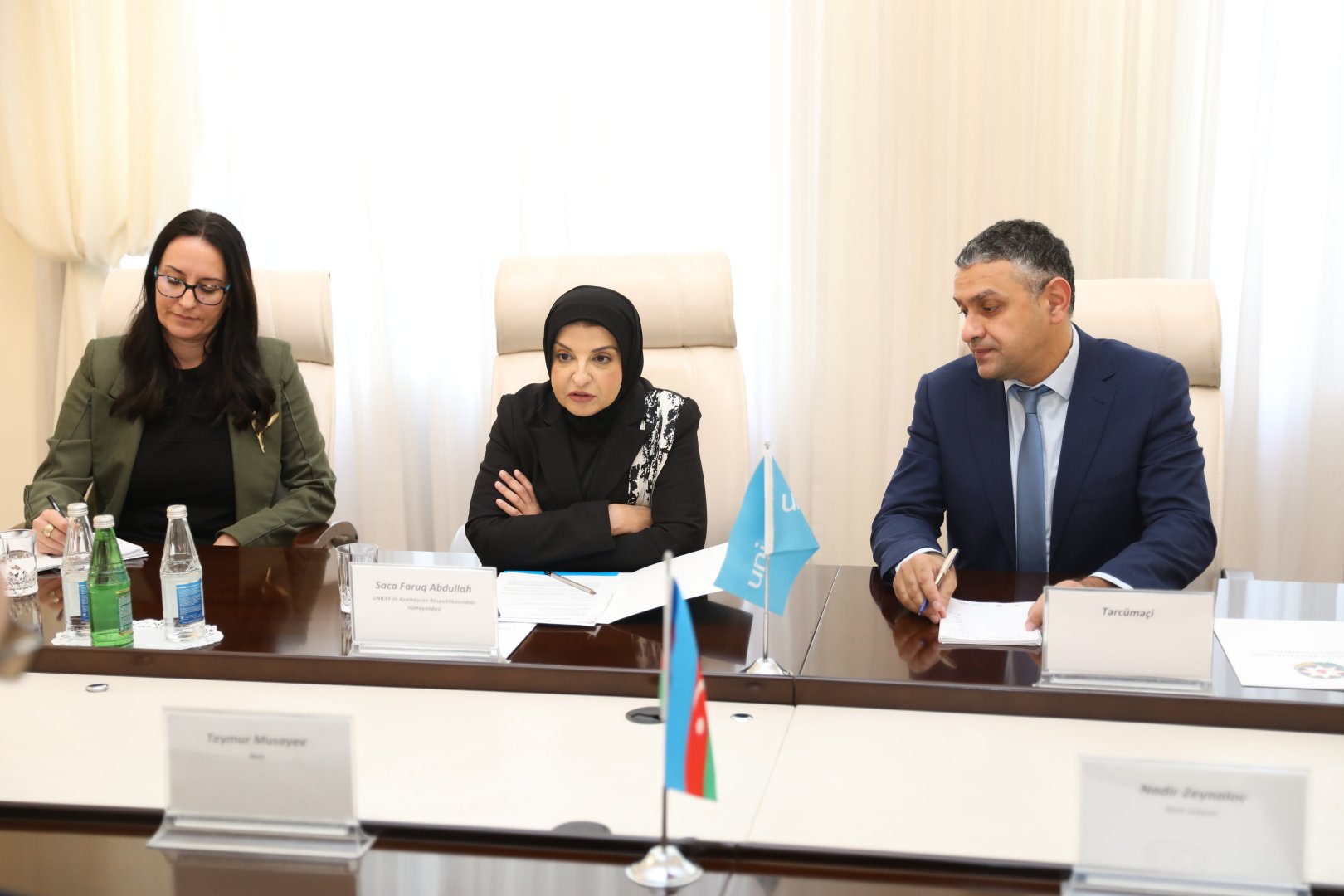 UNICEF Azərbaycan hökuməti ilə yaxından işləmək öhdəliyinə sadiqdir - Saca Faruq Abdullah (FOTO)