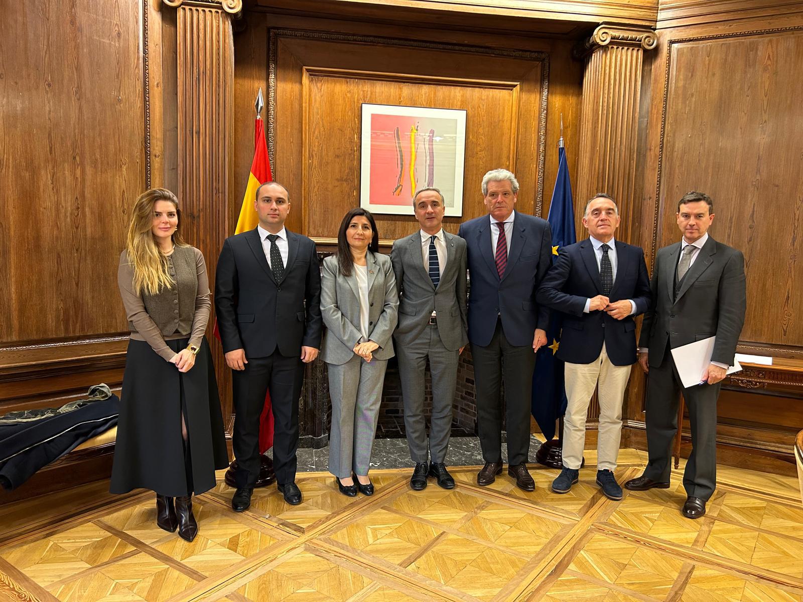 Milli Məclisin deputatı Sevil Mikayılova Madriddə İspaniya parlamentariləri ilə görüşüb (FOTO)