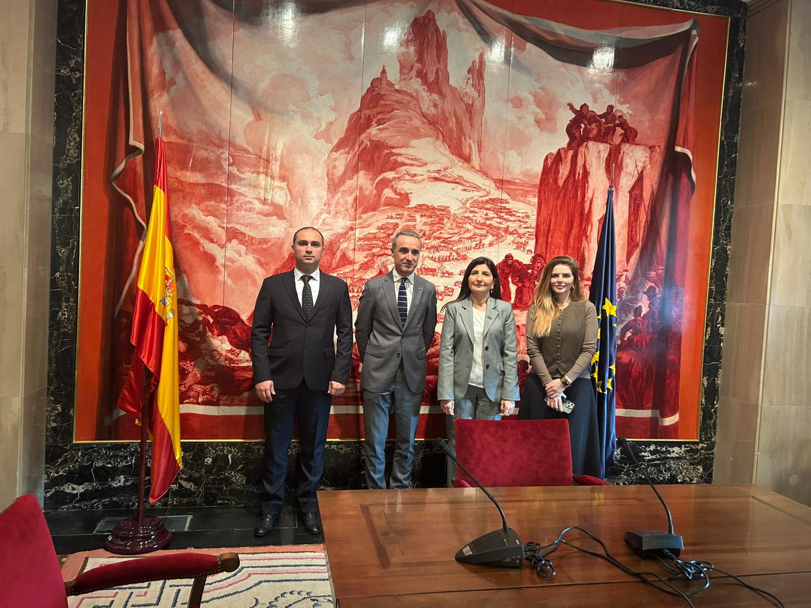 Milli Məclisin deputatı Sevil Mikayılova Madriddə İspaniya parlamentariləri ilə görüşüb (FOTO)