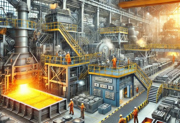 Azərbaycanın metallurgiya sənayesi istehsalı artıb