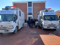 Səhiyyə Nazirliyi Füzuli şəhərində ağciyər xəstəliklərinin erkən aşkarlanması ilə bağlı səyyar tibbi müayinələr təşkil edib (FOTO)