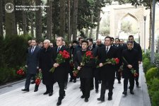 Xarici İşlər Nazirliyinin rəhbərliyi ulu öndər Heydər Əliyevin əziz xatirəsini yad edib (FOTO)