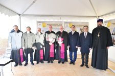 Bakıda II İoann Pavelin şərəfinə tikiləcək katolik kilsəsinin yerləşəcəyi ərazinin təqdisetmə mərasimi keçirilib (FOTO)