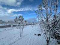Ağalıda qarlı səhər - FOTOREPORTAJ