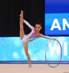 Bakıda bədii gimnastika üzrə "Qış nağılı" adlı beynəlxalq turnir start götürüb (FOTO)