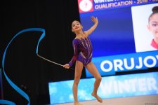 Bakıda bədii gimnastika üzrə "Qış nağılı" adlı beynəlxalq turnir start götürüb (FOTO)