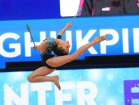 Bakıda bədii gimnastika üzrə "Qış nağılı" adlı beynəlxalq turnir start götürüb (FOTO)