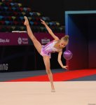 Bakıda bədii gimnastika üzrə "Qış nağılı" adlı beynəlxalq turnir start götürüb (FOTO)