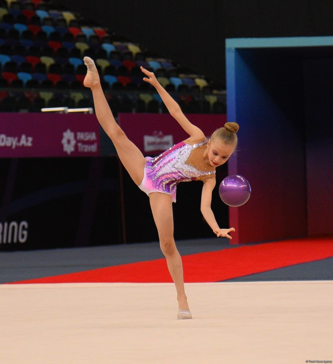Bakıda bədii gimnastika üzrə "Qış nağılı" adlı beynəlxalq turnir start götürüb (FOTO)
