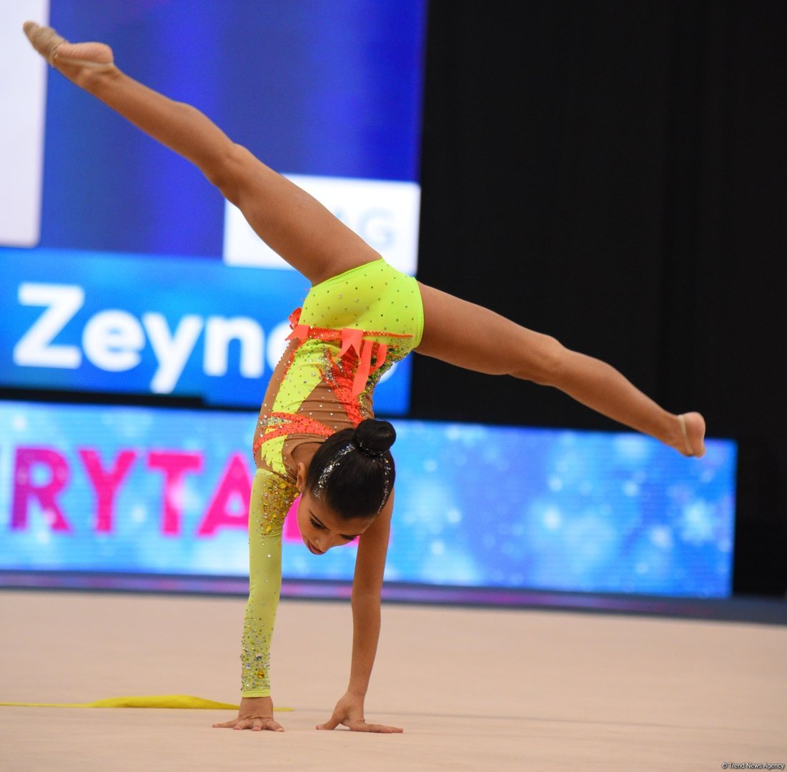 Bakıda bədii gimnastika üzrə "Qış nağılı" adlı beynəlxalq turnir start götürüb (FOTO)