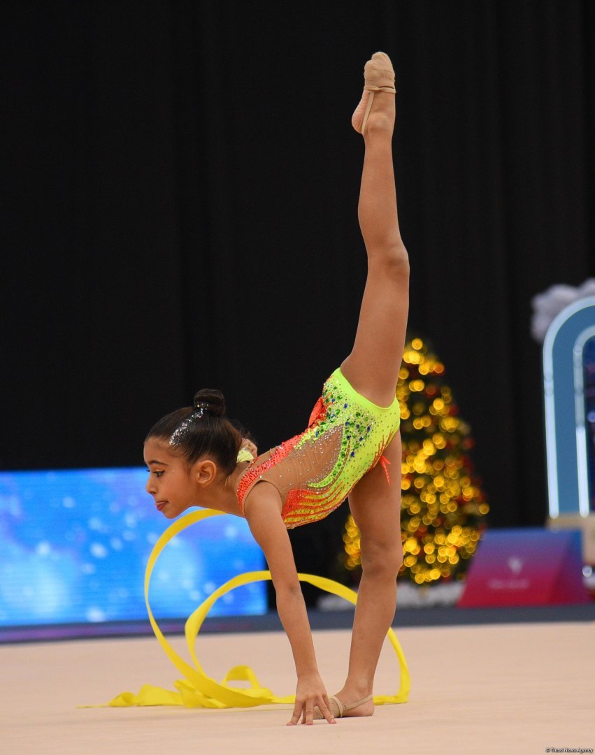 Bakıda bədii gimnastika üzrə "Qış nağılı" adlı beynəlxalq turnir start götürüb (FOTO)