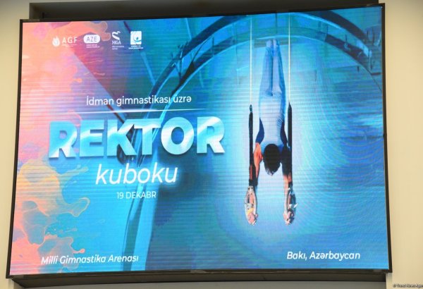Bakıda idman gimnastikası üzrə "Rektor kuboku" start götürüb (FOTO)
