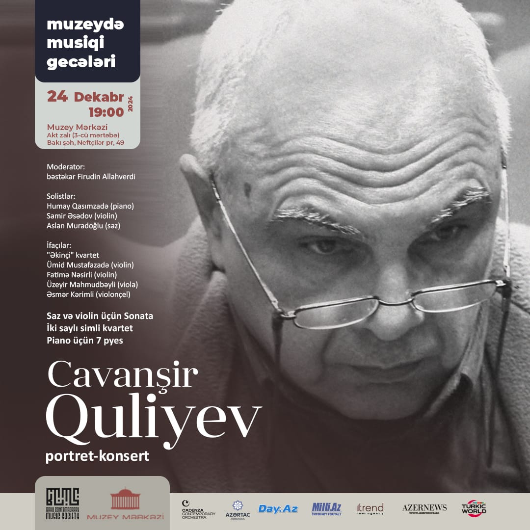 Cavanşir Quliyevin yaradıcılığına həsr olunmuş növbəti portret-konsert təşkil ediləcək