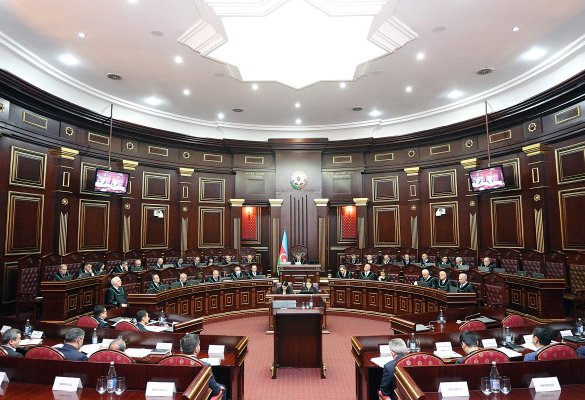 Azərbaycan Respublikası Ali Məhkəməsi Plenumunun iclası keçirilib (FOTO)