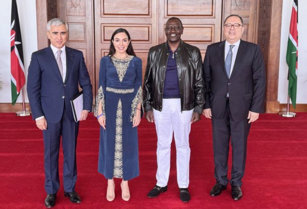 Heydər Əliyev Fondunun vitse-prezidenti Leyla Əliyeva Keniya Prezidenti ilə görüşüb (FOTO)