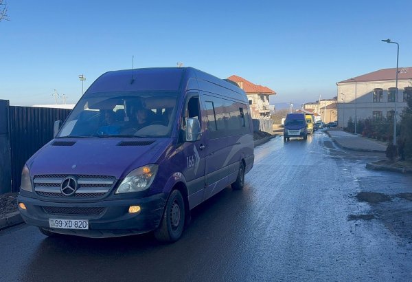 Növbəti köç karvanı Şuşa şəhərinə çatıb (FOTO)