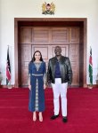Heydər Əliyev Fondunun vitse-prezidenti Leyla Əliyeva Keniya Prezidenti ilə görüşüb (FOTO)