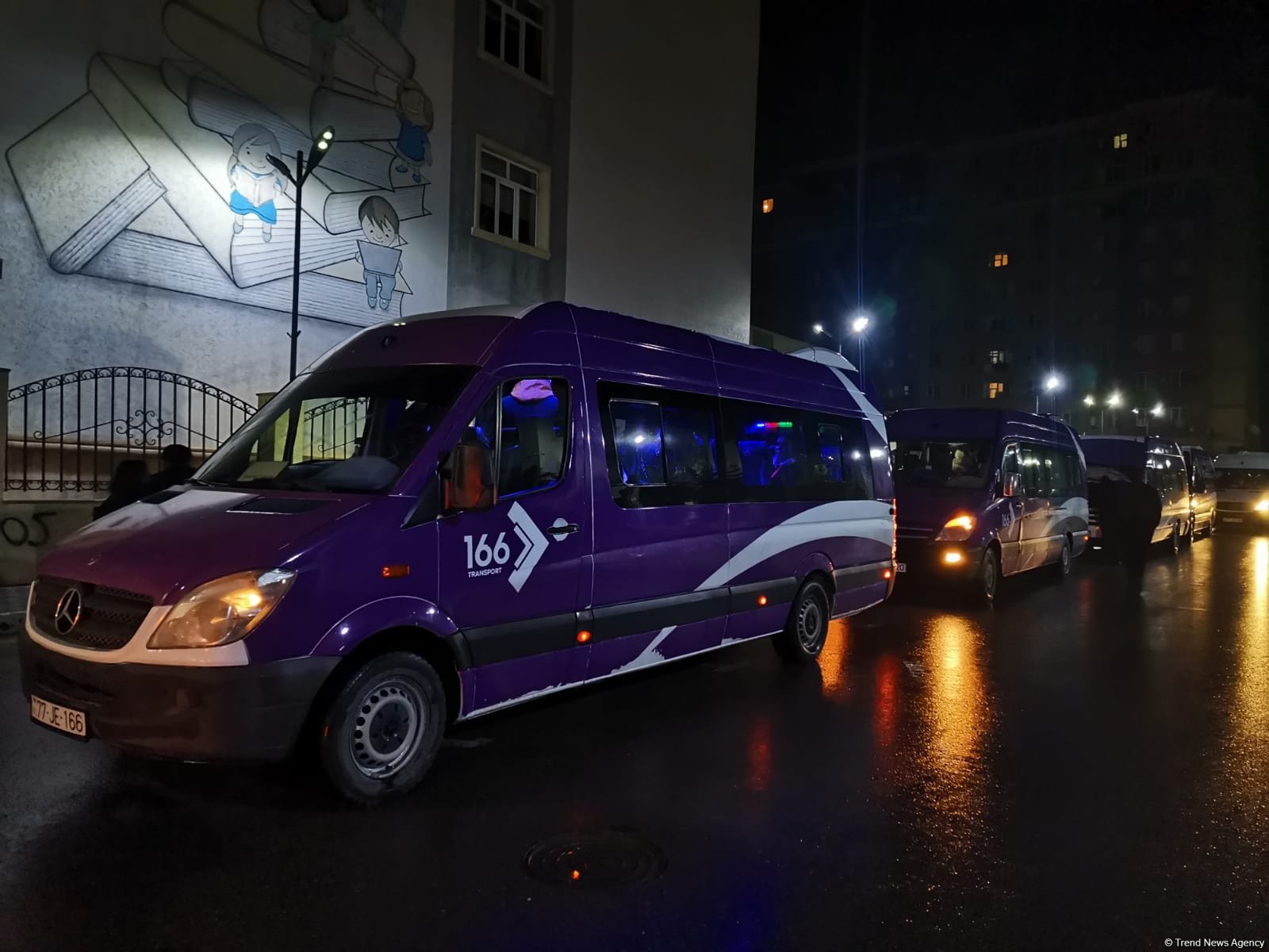Şuşa şəhərinə növbəti köç karvanı yola salınıb (FOTO/VİDEO)