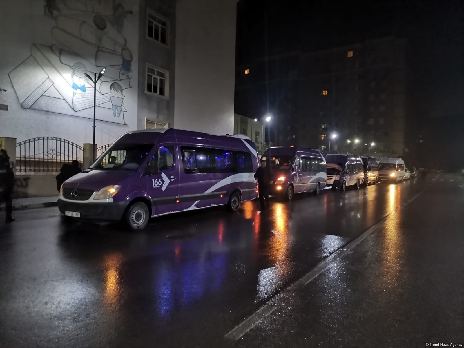 Şuşa şəhərinə növbəti köç karvanı yola salınıb (FOTO/VİDEO)