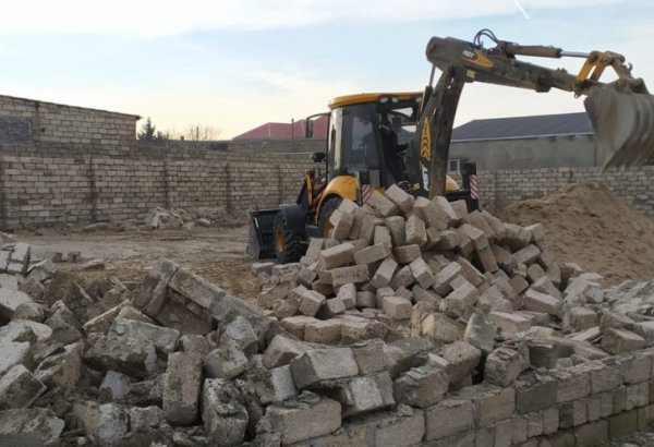 Laçının Qorçu qəsəbəsində tikinti layihəsi üzrə söküntü işləri aparılacaq