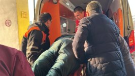 Aktauda təyyarə qəzasında yaralanan vətəndaşlar FHN-nin xüsusi təyyarəsi ilə Bakıya yola düşüb (FOTO)