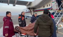 Aktauda təyyarə qəzasında yaralanan vətəndaşlar FHN-nin xüsusi təyyarəsi ilə Bakıya yola düşüb (FOTO)