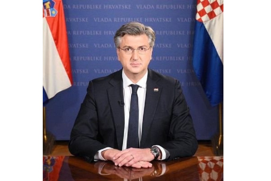 Xorvatiyanın Baş naziri Andrey Plenkoviç Prezident İlham Əliyevə təbrik məktubu ünvanlayıb
