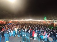 Xankəndidə sakinlər Yeni ili atəşfəşanlıqla qarşılayıblar (FOTO/VİDEO)
