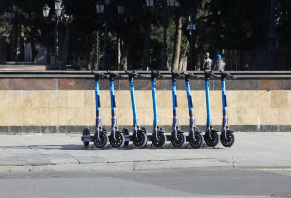 Paytaxtda yeni skuter parklanma məntəqələri yaradılıb