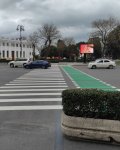 Neftçilər prospektində piyada zolağı salınıb (FOTO)
