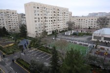 Heydər Əliyev Fondunun vitse-prezidenti Leyla Əliyeva və Baku Media Mərkəzinin rəhbəri Arzu Əliyevanın iştirakı ilə Bakıda yenilənmiş həyətlər istifadəyə verilib (FOTO)