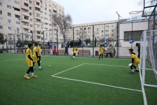 Heydər Əliyev Fondunun vitse-prezidenti Leyla Əliyeva və Baku Media Mərkəzinin rəhbəri Arzu Əliyevanın iştirakı ilə Bakıda yenilənmiş həyətlər istifadəyə verilib (FOTO)