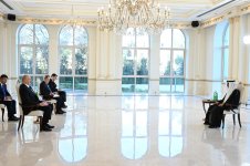 Prezident İlham Əliyev Küveytin ölkəmizdə yeni təyin olunmuş səfirinin etimadnaməsini qəbul edib (FOTO/VİDEO) (YENİLƏNİB)