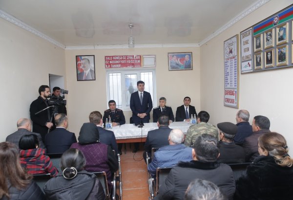 Xaçmazın Qalağan kəndində səyyar qəbul keçirilib (FOTO)