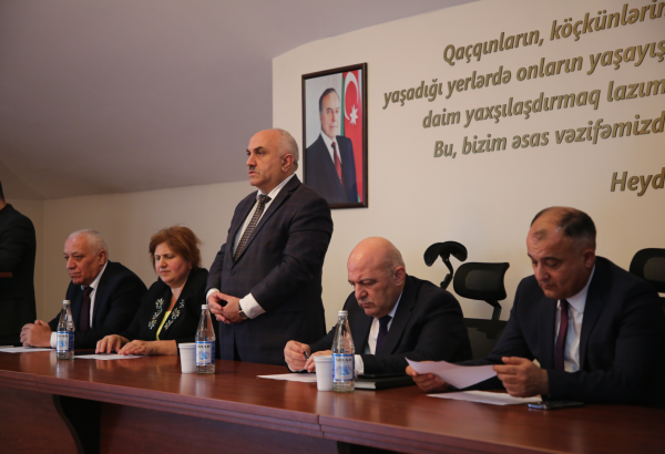 Məcburi köçkünlər üçün növbəti maarifləndirmə tədbiri keçirilib