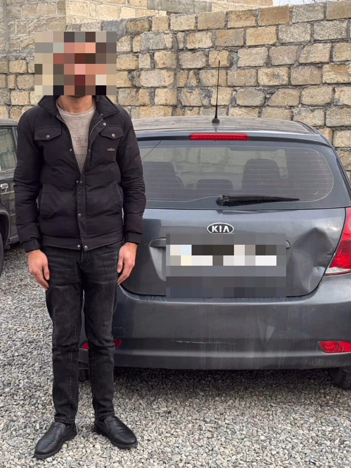 Yevlaxda narkotik vasitənin təsiri altında avtomobil idarə edən sürücü məsuliyyətə cəlb olunub (FOTO)