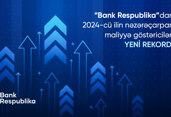 "Bank Respublika"dan 2024-cü ilin nəzərəçarpan göstəriciləri - YENİ REKORD