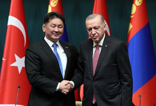 Türkiyə və Monqolustan strateji tərəfdaşlığın yaradılmasına dair bəyannamə imzaladılar