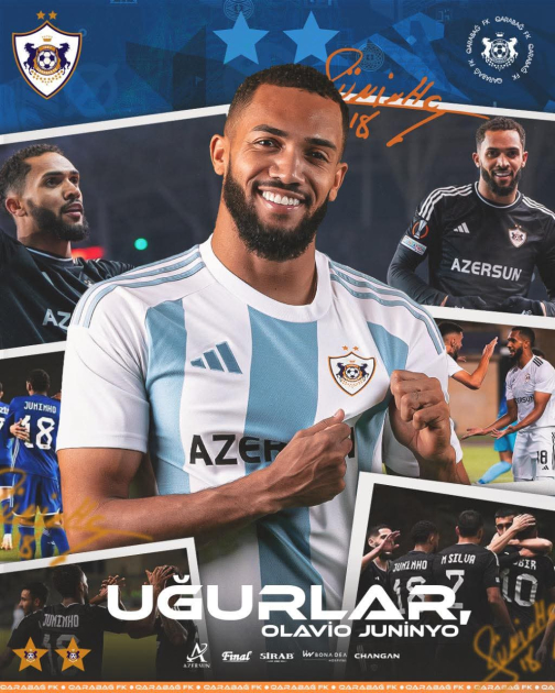 "Qarabağ" Juninyonun "Flamenqo"ya keçdiyini açıqlayıb