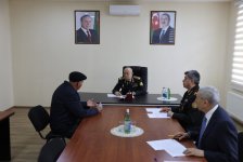 Fövqəladə hallar naziri Kəmaləddin Heydərov Xızı şəhərində vətəndaşları qəbul edib (FOTO)