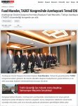 Türkiyə KİV-ləri TADEF qurultayını geniş işıqlandırır (FOTO)