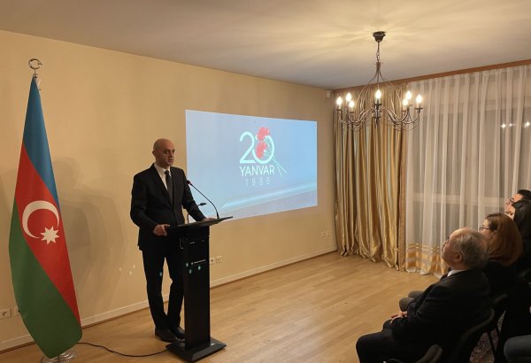 Strasburqda 20 Yanvar faciəsinin qurbanları anılıb (FOTO)