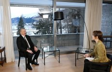 Prezident İlham Əliyev Davosda Çinin CGTN telekanalına müsahibə verib (FOTO/VİDEO) (YENİLƏNİB)