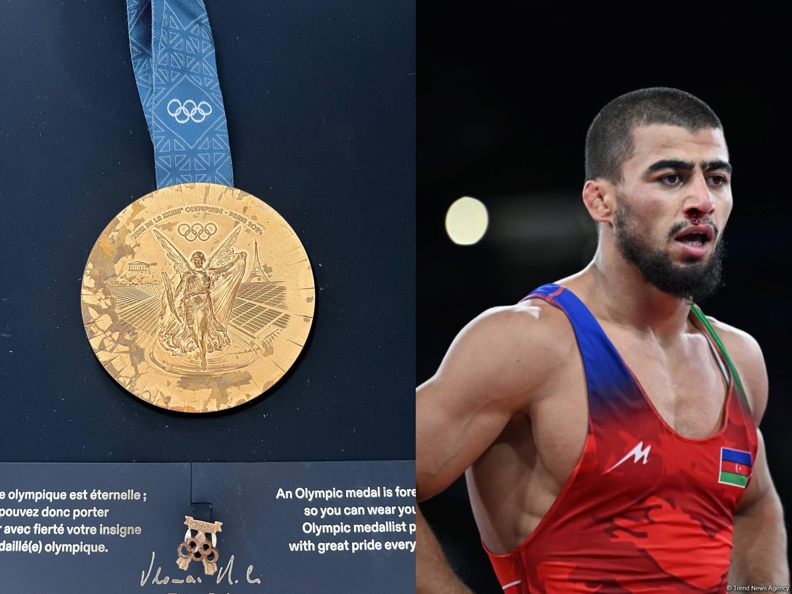 Bizə Parisdə təqdim edilən medallar keyfiyyətsizdir - Olimpiada medalçısı (FOTO/VİDEO)